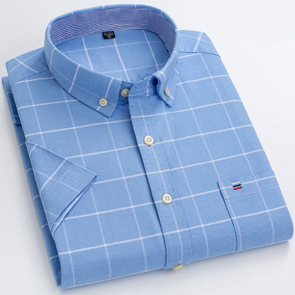 Summer Short-Sleeved Shirt Men