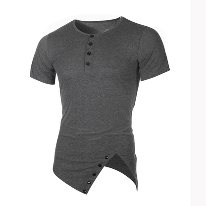 Asymmetrical Designed Button Shirt