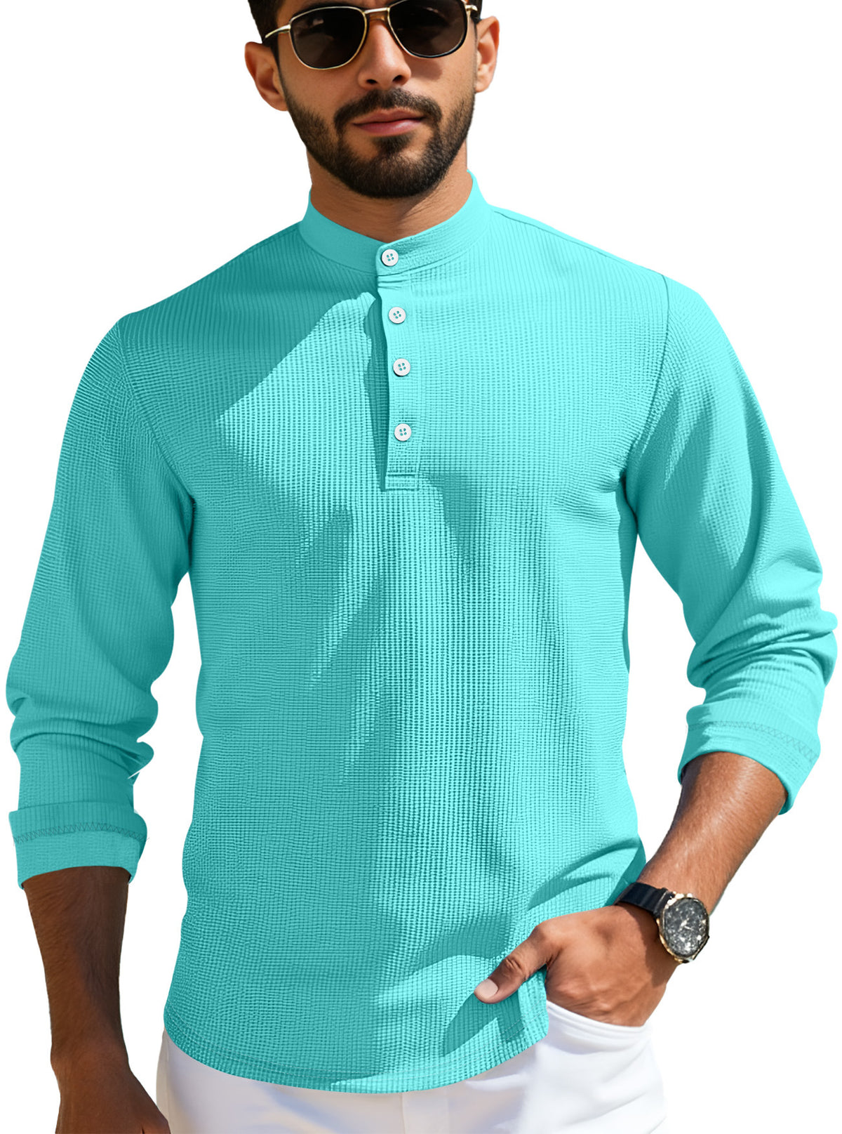 Men's Long-sleeved Casual Cardigan