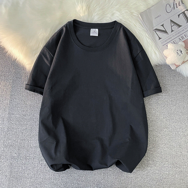Loose Plus Size Solid Color T-shirt Top