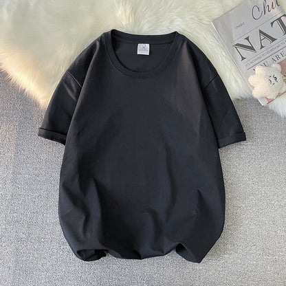 Loose Plus Size Solid Color T-shirt Top
