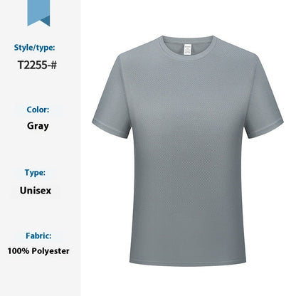Quick-drying T-shirt Work Clothes Round Neck