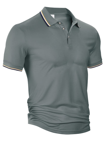 Summer Loose Lapels Short Sleeve Men