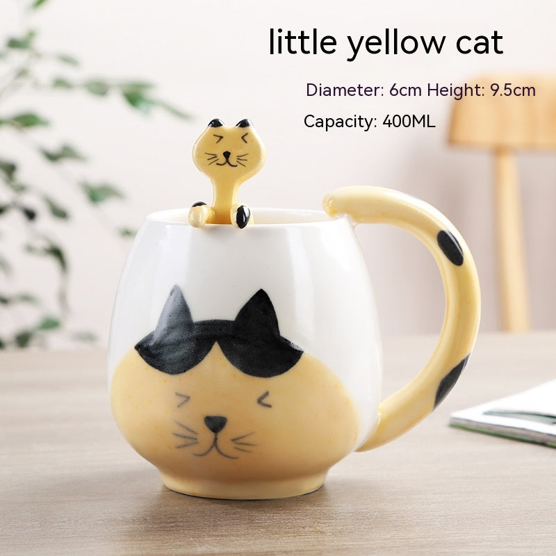 Cute Cartoon Animal Ceramic Cup