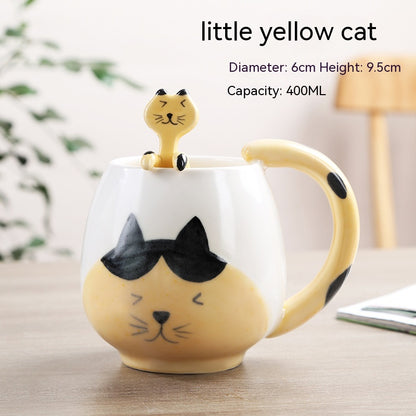 Cute Cartoon Animal Ceramic Cup