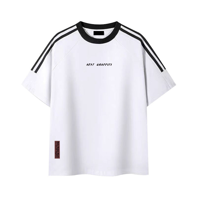 Men's Summer Thin Heavy Cotton Short Sleeve