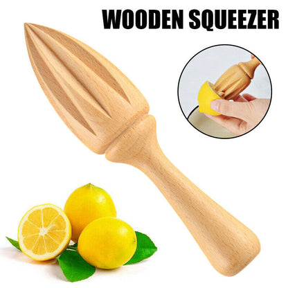 Creative Lemon Wood Squeezer