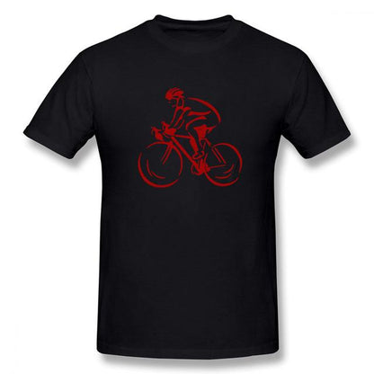 Bicycle print T-shirt
