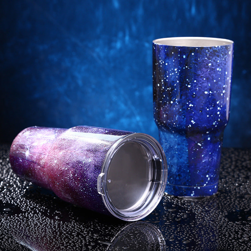 Stainless steel vacuum flask creative starry water cup
