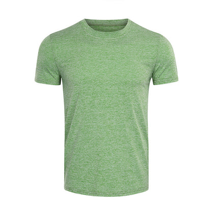 Men's Short-sleeved Solid Color Sports Quick-drying Clothes