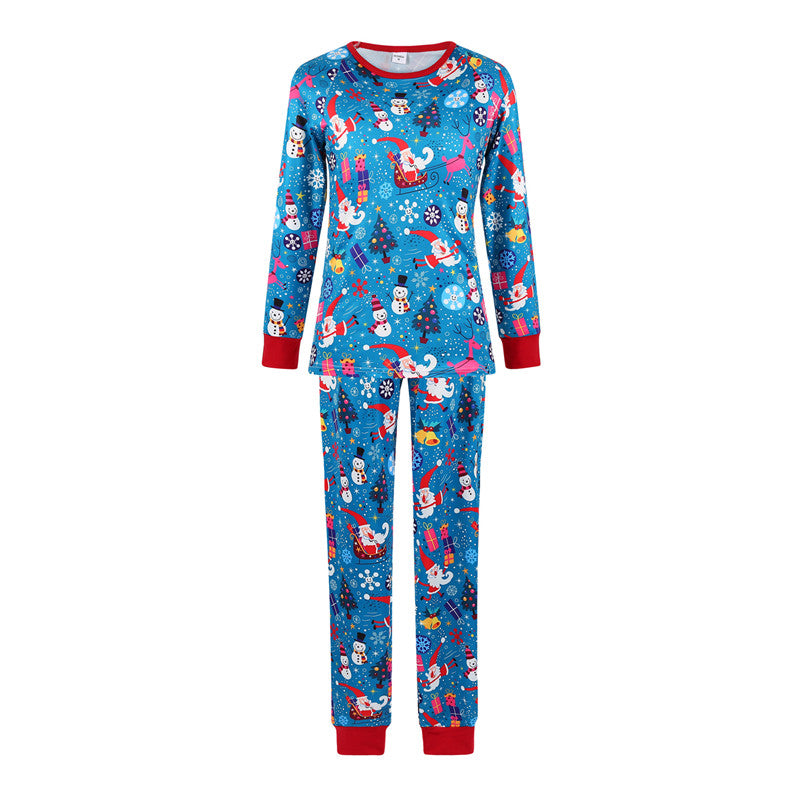 Parent-Child Christmas Pajamas Leisure Wear Set