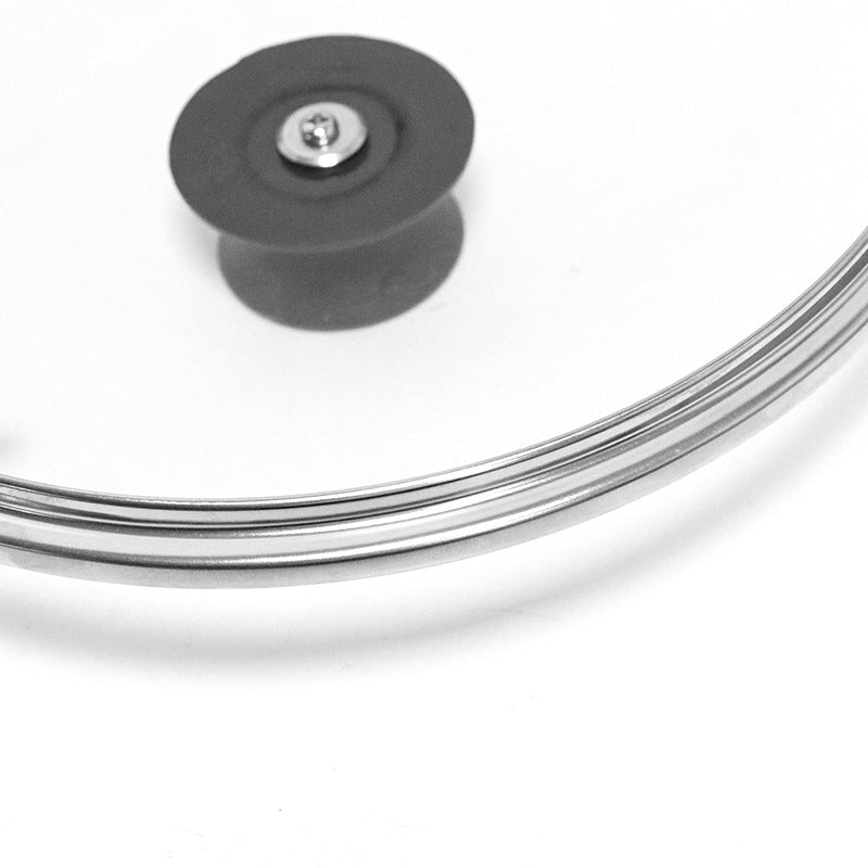 Tempered Glass Stainless Steel Explosion-proof G-shaped Pot Cover