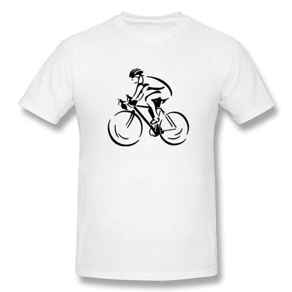 Bicycle print T-shirt