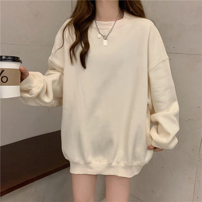 Women's Fashion Solid Color With Fur Sweater