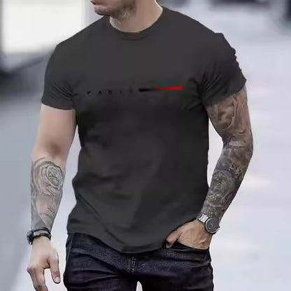 3d Printed Top Slim Fit Men