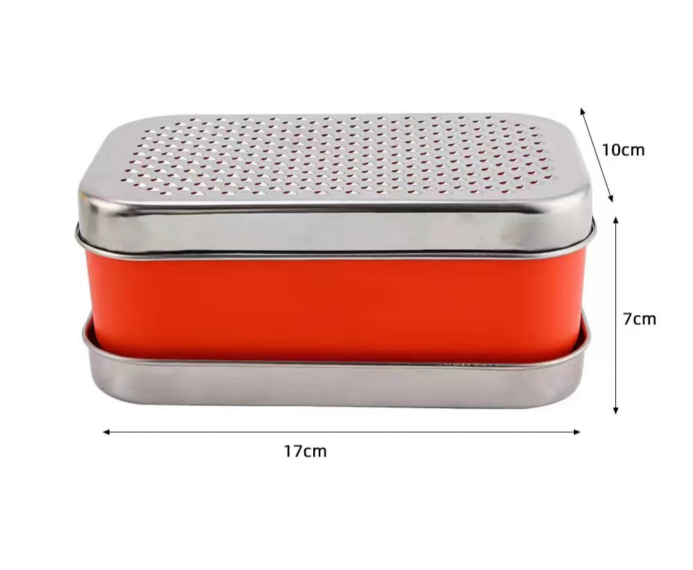 Double-sided Grater Oval Cheese Planer Rectangular Grater Cheese Grater Chopper Ginger Shredder Knife