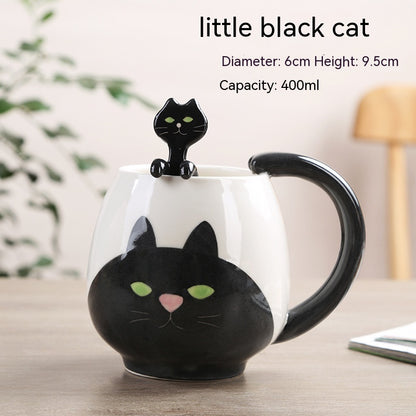 Cute Cartoon Animal Ceramic Cup