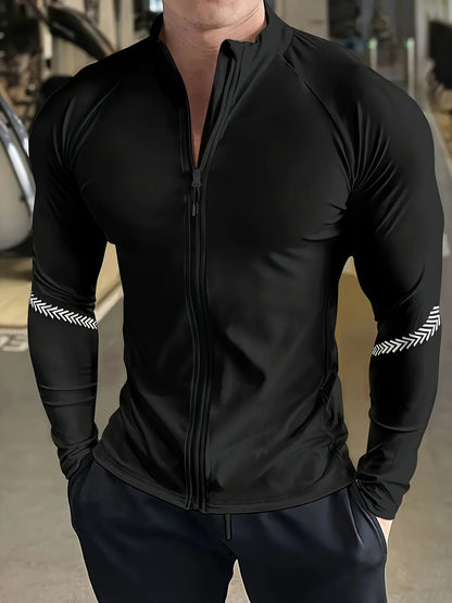 Mens Ultra Breathable UV Protective Long-sleeve Jacket