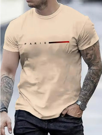 3d Printed Top Slim Fit Men