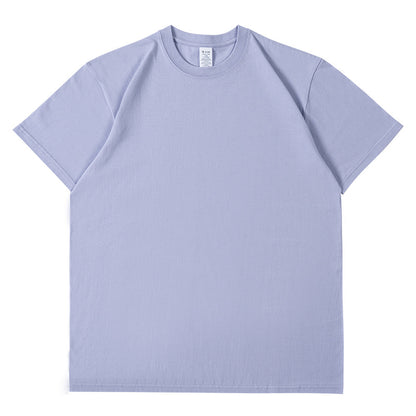 Pure Cotton Short Sleeve Solid Color Fashion Brand Loose Half Sleeve Blank T-shirt