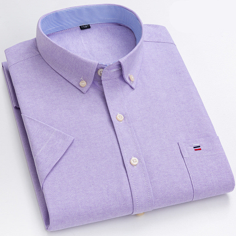 Summer Short-Sleeved Shirt Men