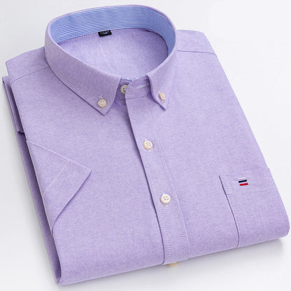 Summer Short-Sleeved Shirt Men