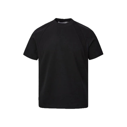 Air Layer Stitching Short Sleeve Top