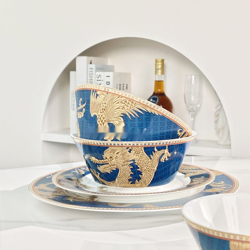Oriental Legend One Teapot Two Cups And Two Saucers Tea Set