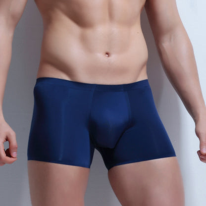 Traceless Underwear Thin Solid Color Men's Short Sleeves