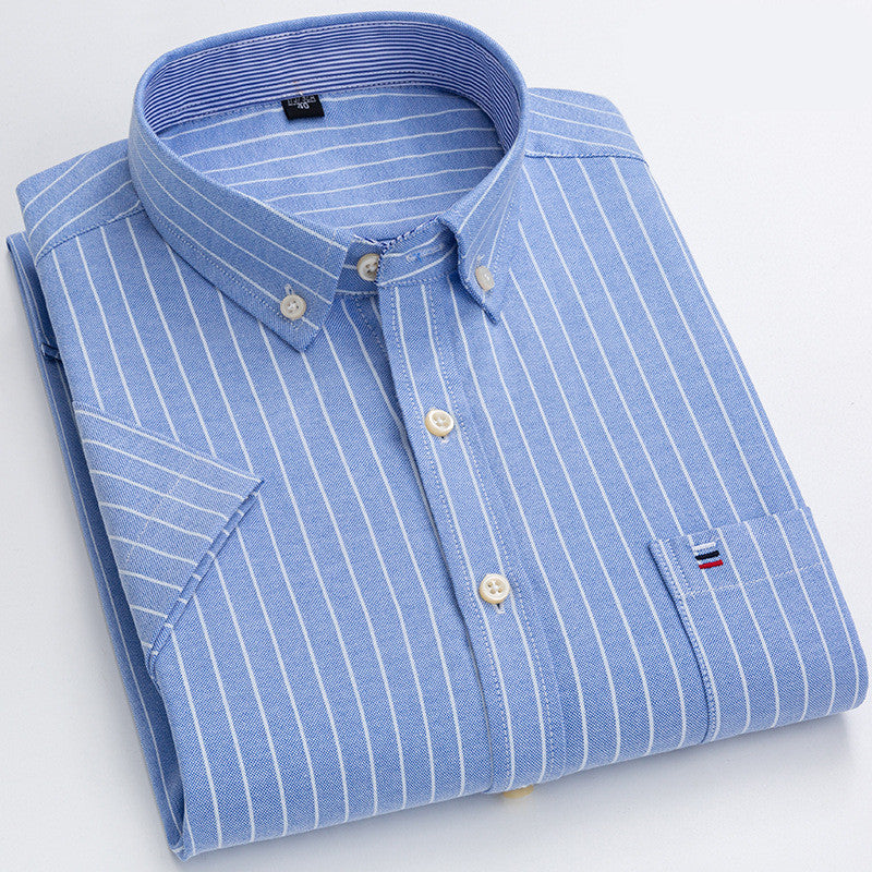 Summer Short-Sleeved Shirt Men