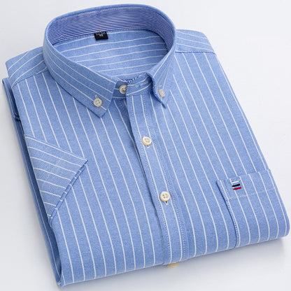 Summer Short-Sleeved Shirt Men