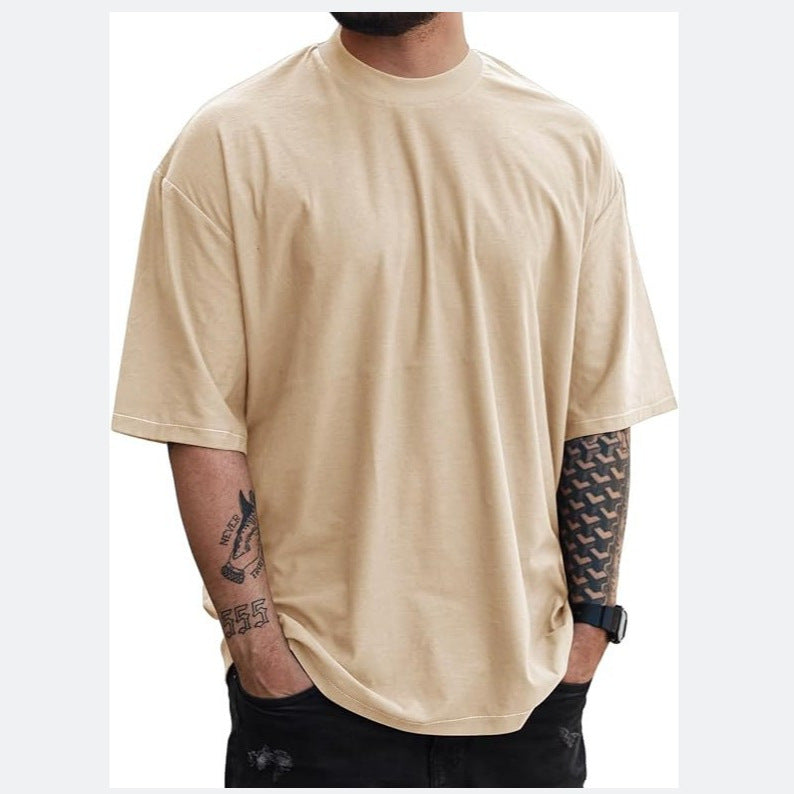 Loose Plus Size Solid Color T-shirt Top