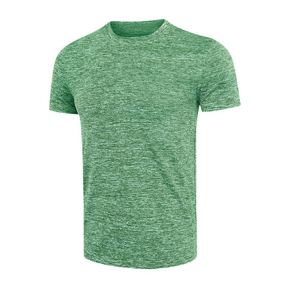 Men's Short-sleeved Solid Color Sports Quick-drying Clothes