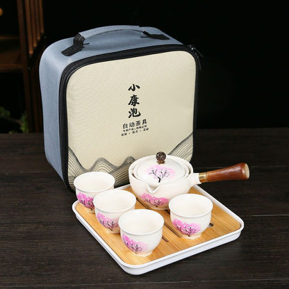 Kung Fu Tea Set Side Handle One Pot Four Cups