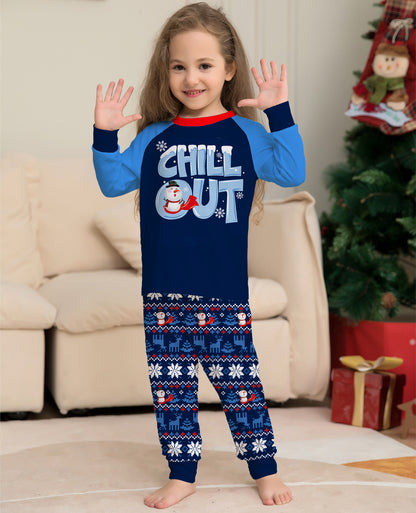 Alphabet Snowflake Print Parent-child Set
