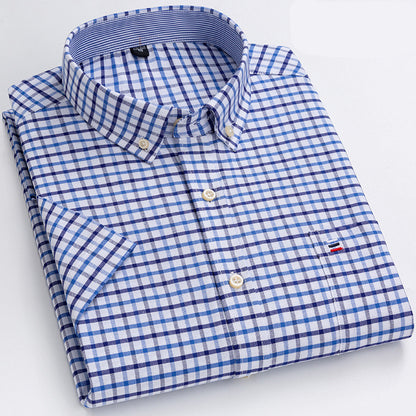 Summer Short-Sleeved Shirt Men
