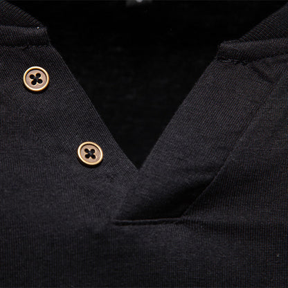 Mens V Neck Slim Fit Base Layer Shirt