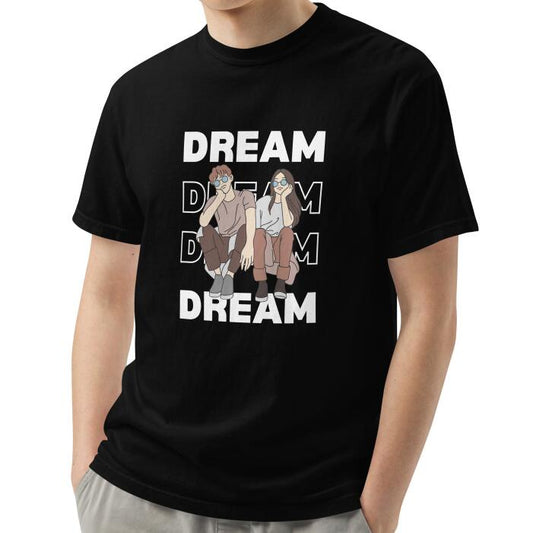 Dream Digital Printing Casual Round Neck Short Sleeve T-shirts