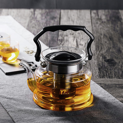 Heat-resistant Borosilicate Open Fire Heating Chinese Scented Teapot