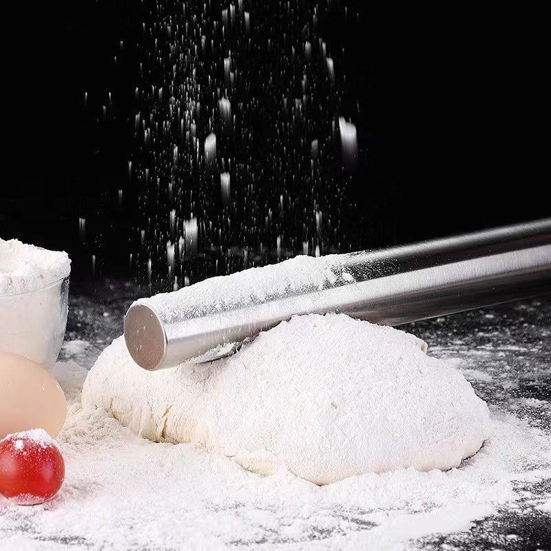 Rolling Pin Stainless Steel Rolling Stick Household Kitchen