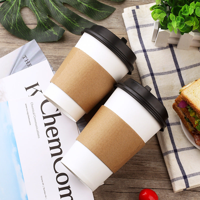 Send Sleeve With Lid Takeaway Packing Cup