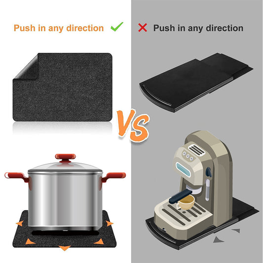 Air Fryer Felt Mat Kitchen Countertop Heat-resistant Countertop Silicone Non-slip Protective Pad
