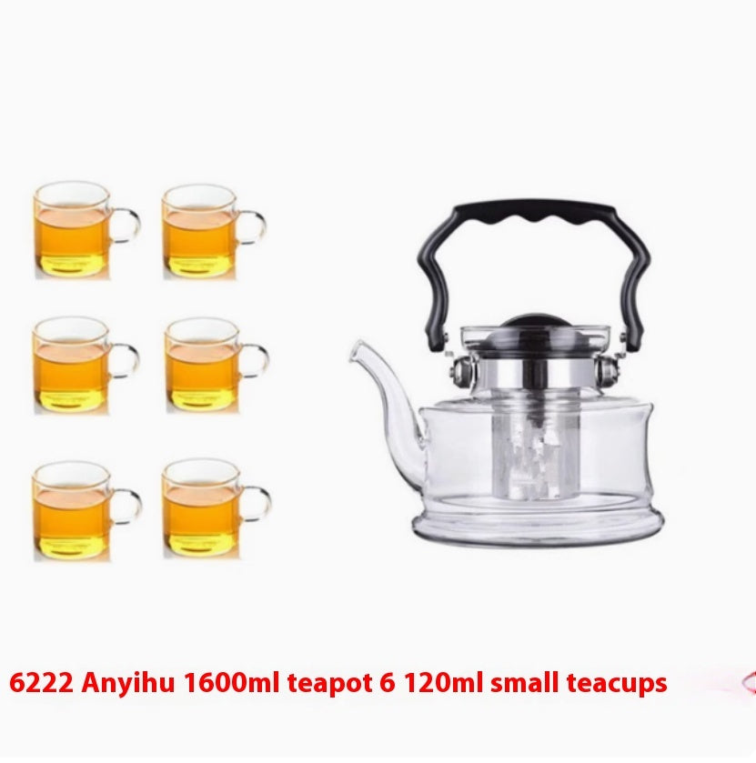 Heat-resistant Borosilicate Open Fire Heating Chinese Scented Teapot