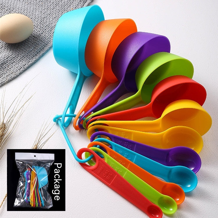 Baking Tool Plastic Measuring Spoon Measuring Cup Set