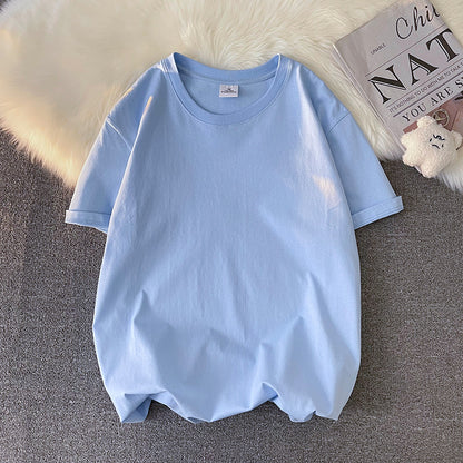 Loose Plus Size Solid Color T-shirt Top