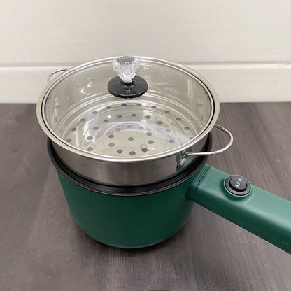 Stainless Steel Double-layer Long Handle Handheld Electric Caldron