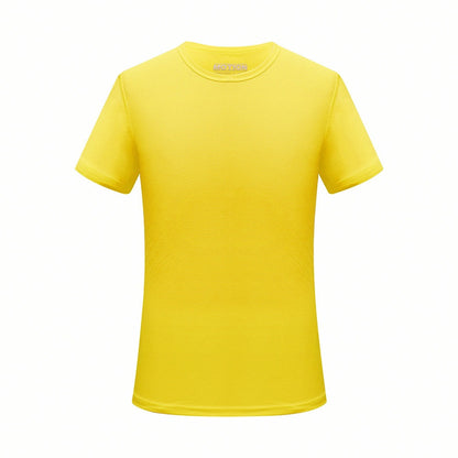 Men Quick Dry T Shirt Running Slim Fit Top Tees Solid Shirts
