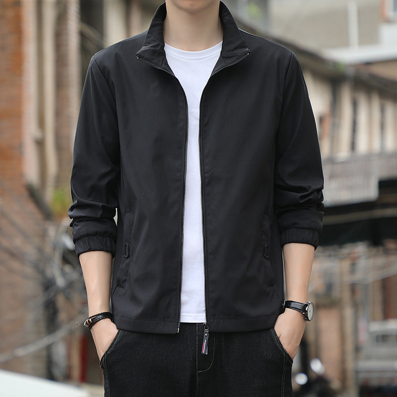 Stand Collar Jacket Men's Coat