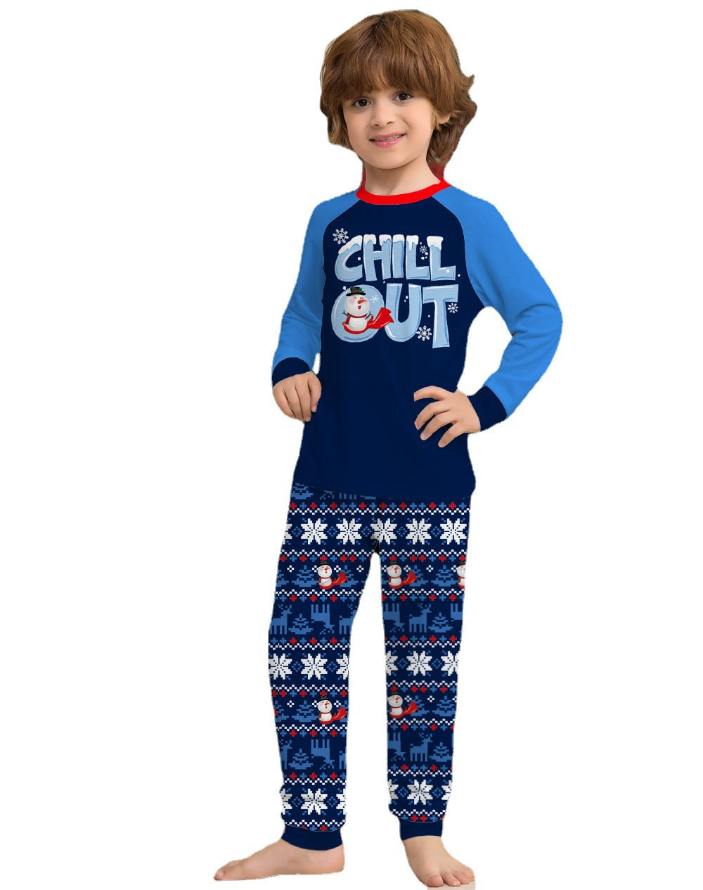 Alphabet Snowflake Print Parent-child Set