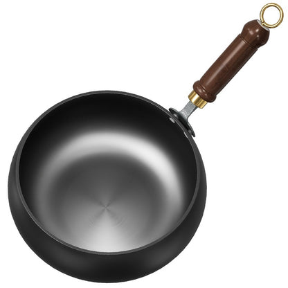 Household Hand-forged Uncoated Big Belly Pot
